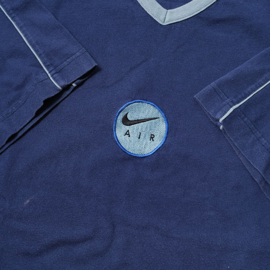 Vintage Nike Air V-Neck T-Shirt Medium