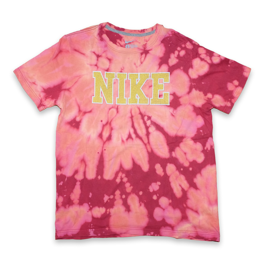 Nike Bleach T-Shirt Large - Double Double Vintage