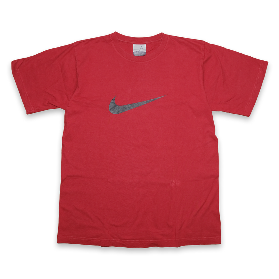 Vintage Nike Swoosh T-Shirt Medium / Large - Double Double Vintage