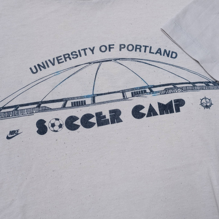 Vintage 70s Nike Soccer Camp T-Shirt Small / Medium | Double