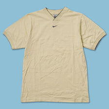 Vintage Deadstock Nike Mini Swoosh V-Neck T-Shirt Small