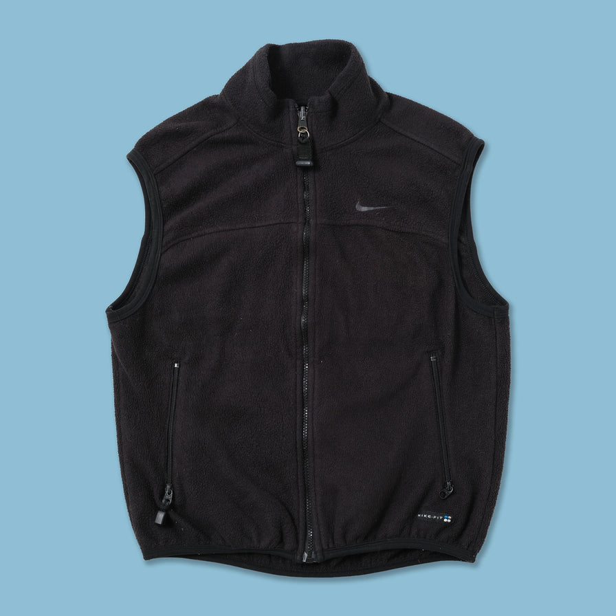 Vintage Nike ACG Women's Fleece Vest Small