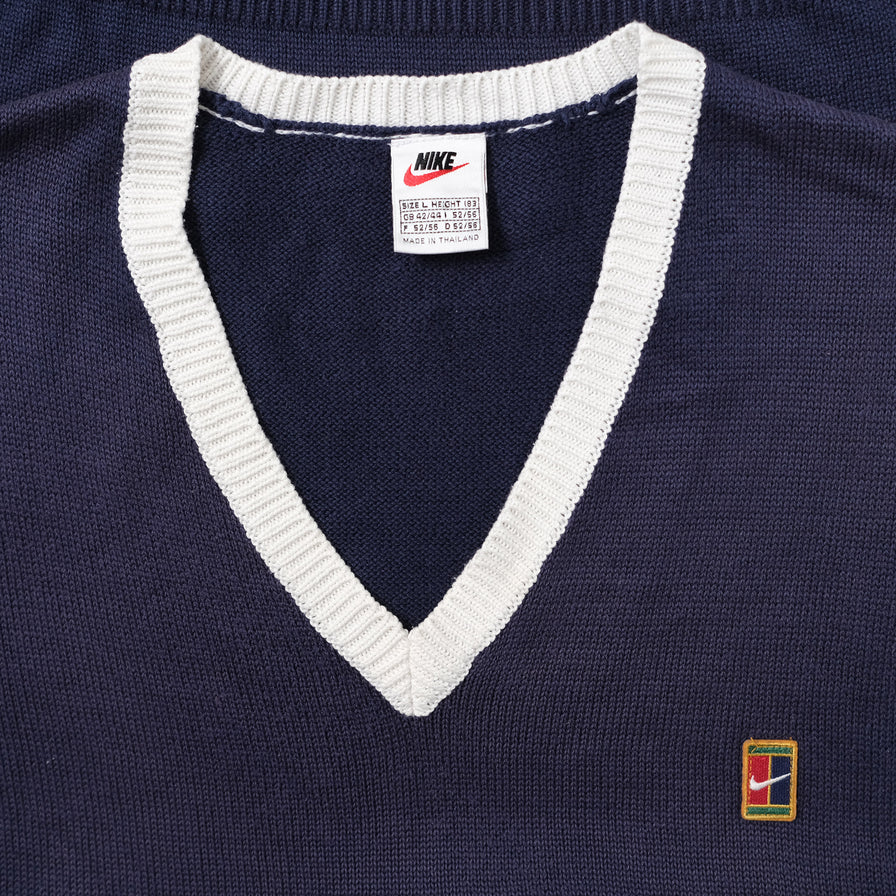 Vintage Nike Tennis Sweater Vest Large