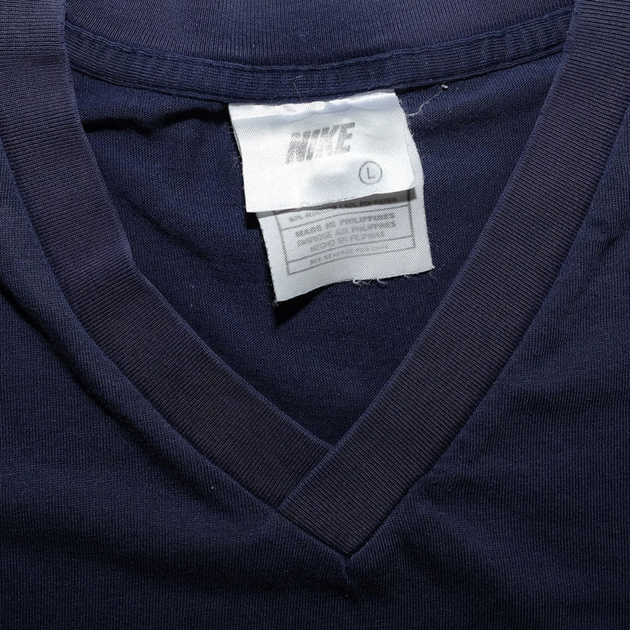 Vintage Nike V-Neck T-Shirt Large - Double Double Vintage