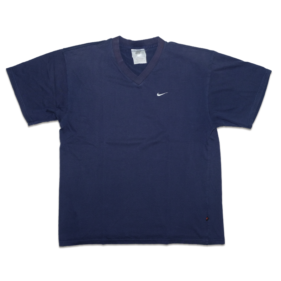 Vintage Nike V-Neck T-Shirt Large - Double Double Vintage