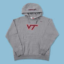 Vintage Nike Virginia Tech Hoody Medium / Large