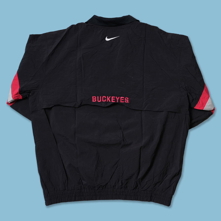 Vintage Nike Ohio State Buckeyes Q-Zip Windbreaker XLarge