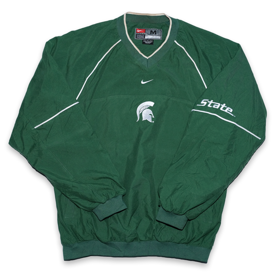 Vintage Nike Michigan State Spartans Windbreaker Large
