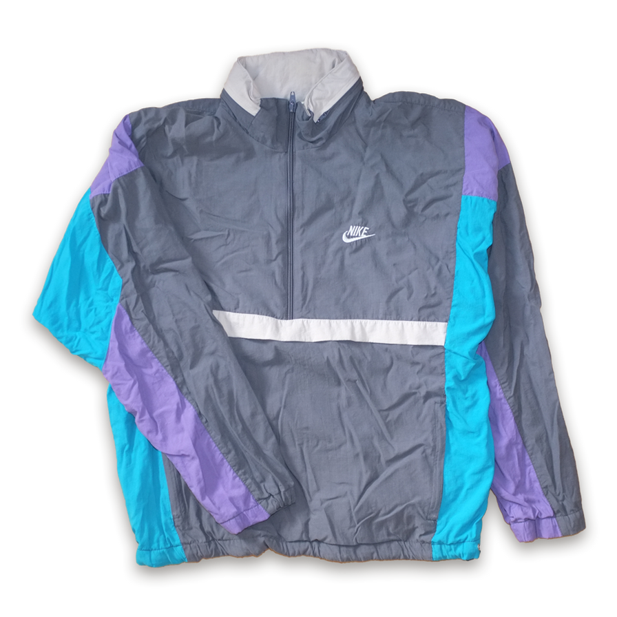 Vintage Nike Half Zip Windbreaker Medium - Double Double Vintage