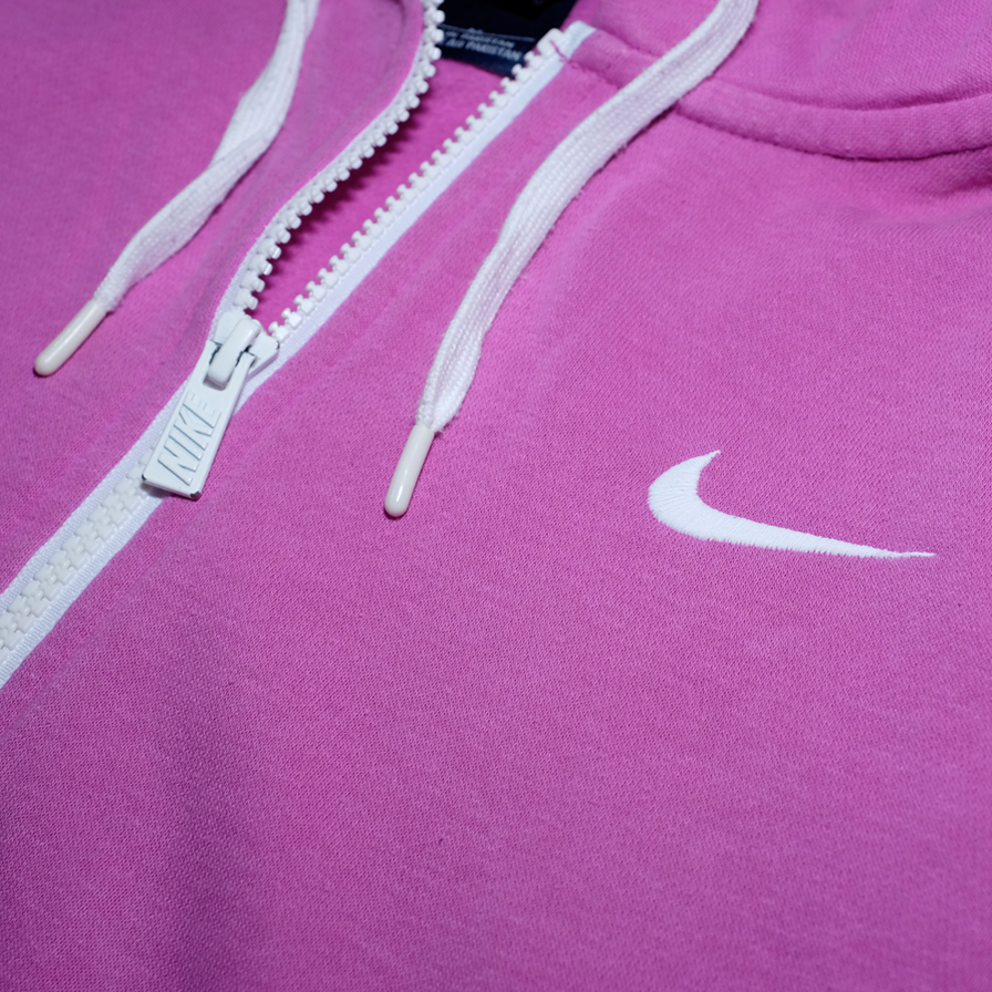 Women Vintage Nike Zip Hoodie Medium - Double Double Vintage