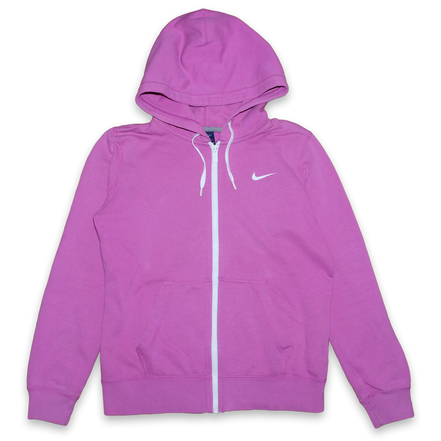 Women Vintage Nike Zip Hoodie Medium - Double Double Vintage