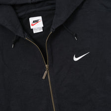 Vintage Nike Mini Swoosh Zip Hoody XLarge