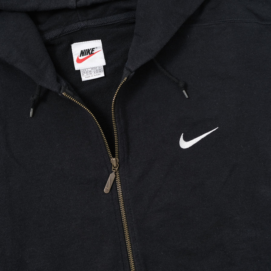 Vintage Nike Mini Swoosh Zip Hoody XLarge