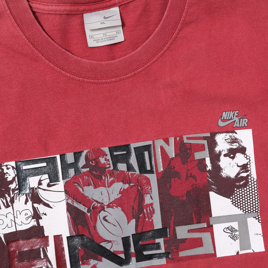 Vintage Nike Lebron Akron's Finest T-Shirt XLarge