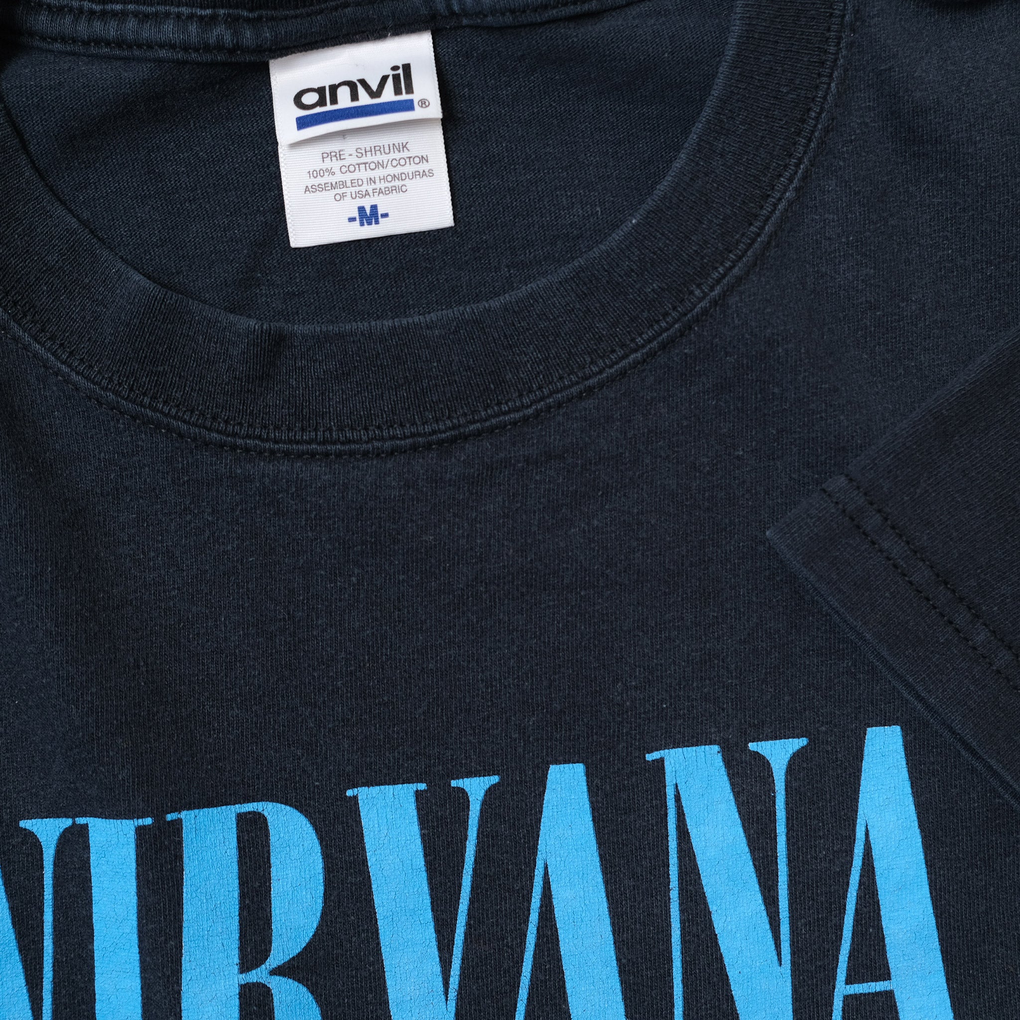 Vintage 1992 Nirvana Sliver T Shirt Medium Double Double Vintage