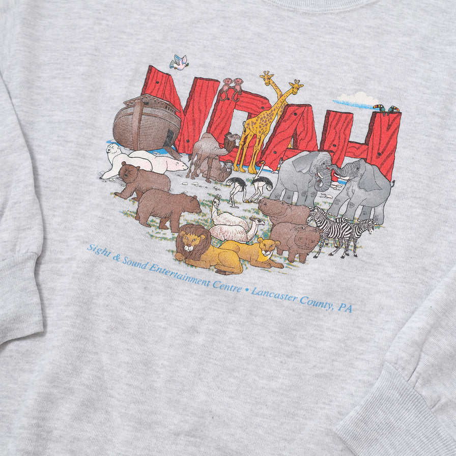 Vintage Noah's Ark Sweater Large