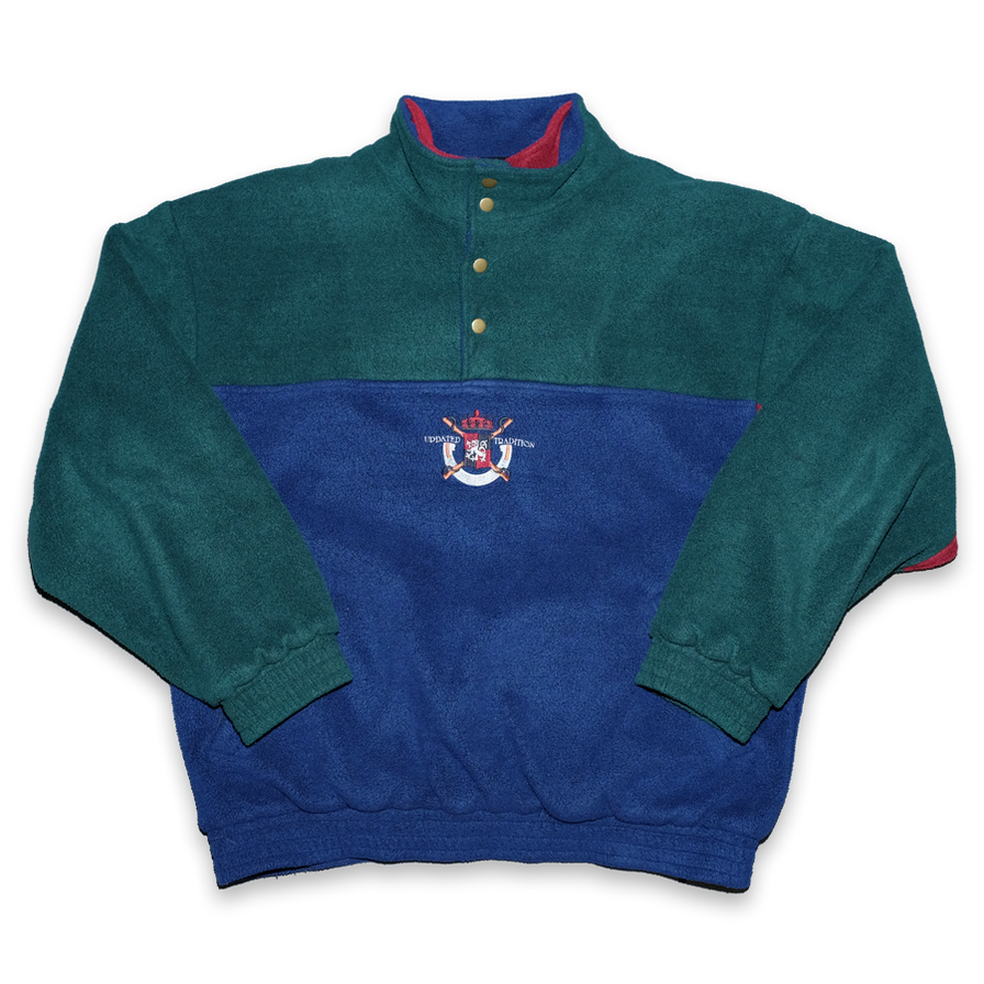 Vintage Q-Zip Fleece Large - Double Double Vintage
