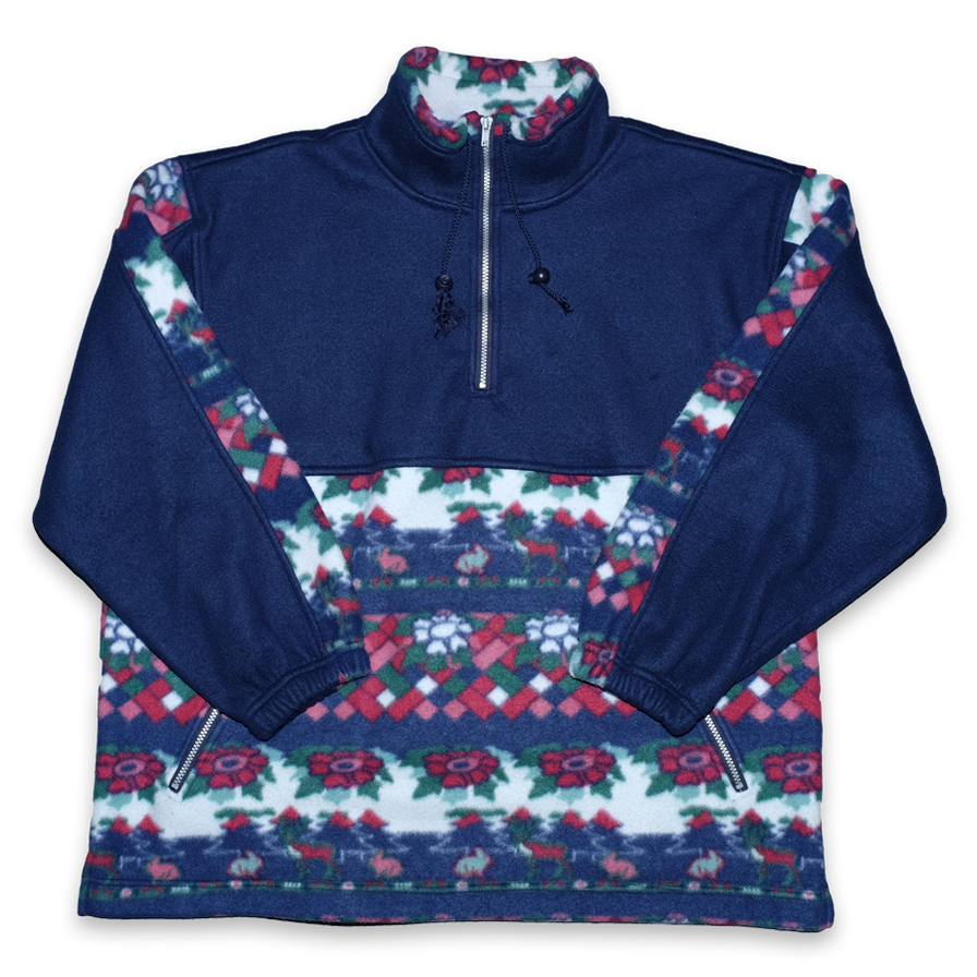 Vintage Q-Zip Fleece Large / XLarge - Double Double Vintage