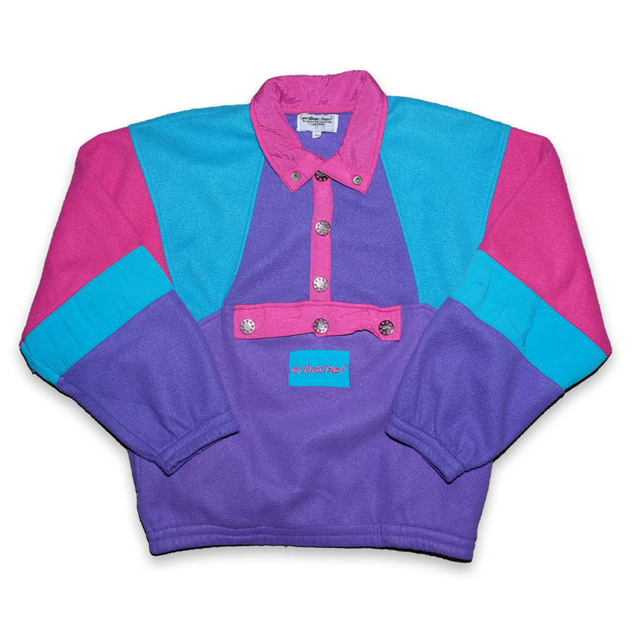 Vintage Q-Zip Fleece Small - Double Double Vintage