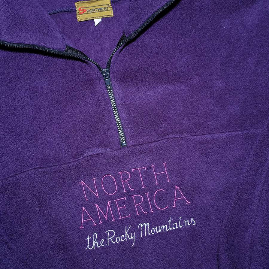 Vintage Q-Zip Fleece Large