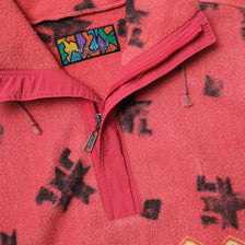 Vintage Schoeffel Pattern Q-Zip Fleece Large