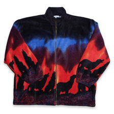 Vintage Wolves Fleece Jacket XLarge - Double Double Vintage