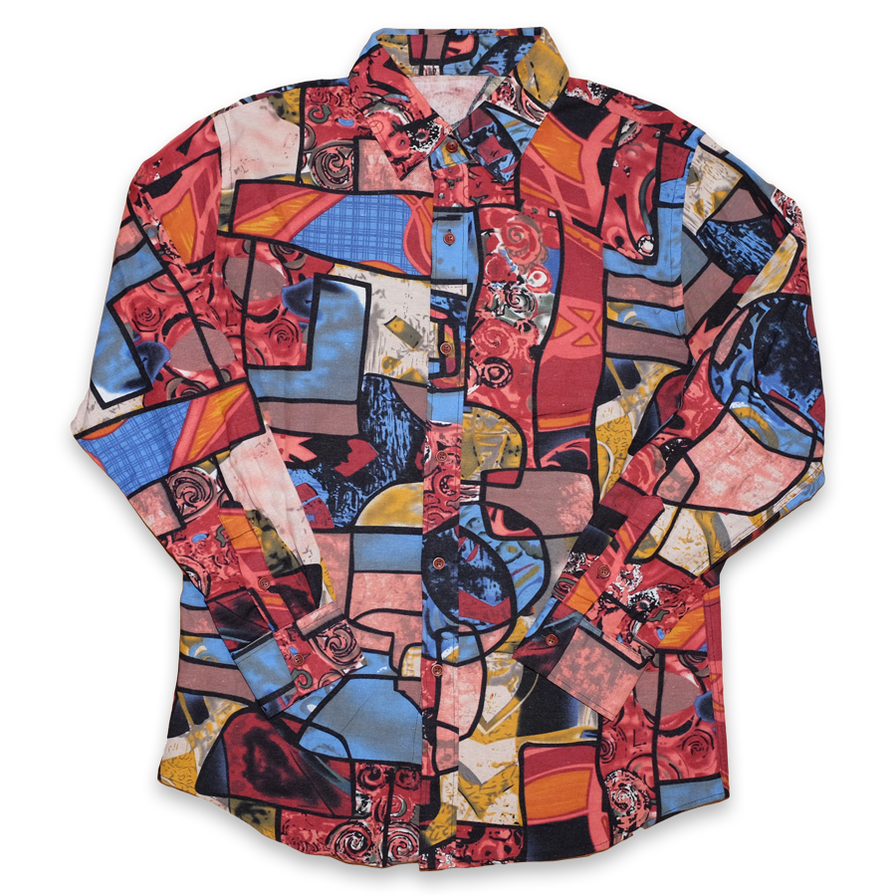 Vintage abstract Shirt Medium / Large - Double Double Vintage