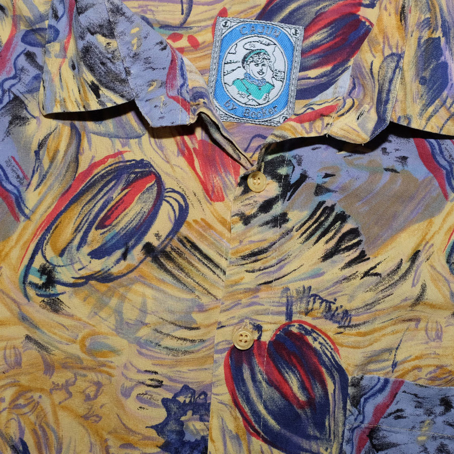 Vintage Pattern Shirt Large - Double Double Vintage