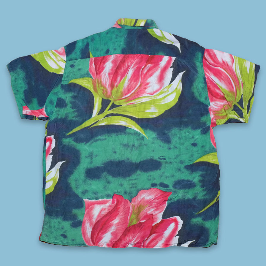 Vintage Flower Shirt Medium - Double Double Vintage