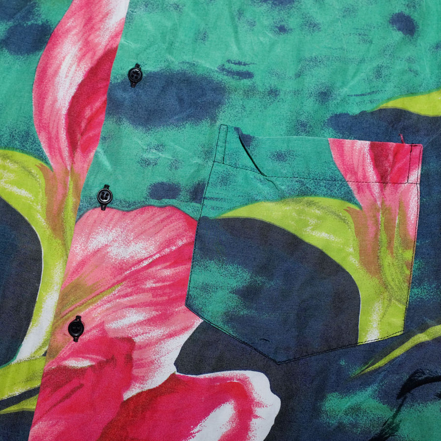 Vintage Flower Shirt Medium - Double Double Vintage