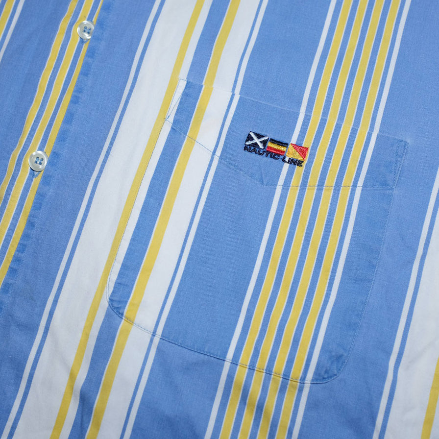 Nautic Button Down Shirt XLarge / XXLarge - Double Double Vintage
