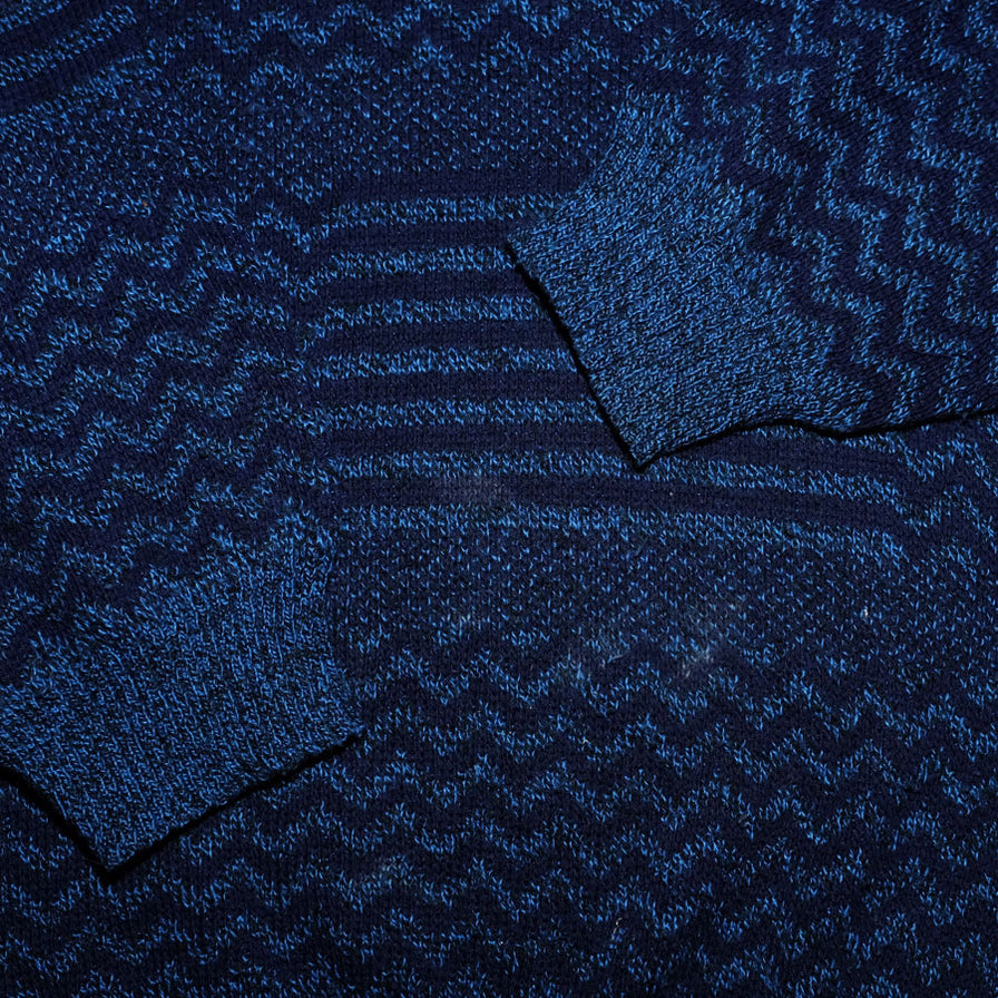 Vintage Pattern Knit Sweater XLarge