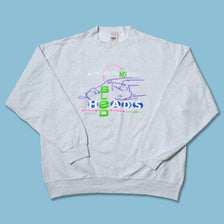 Vintage Sled Heads Sweater XLarge