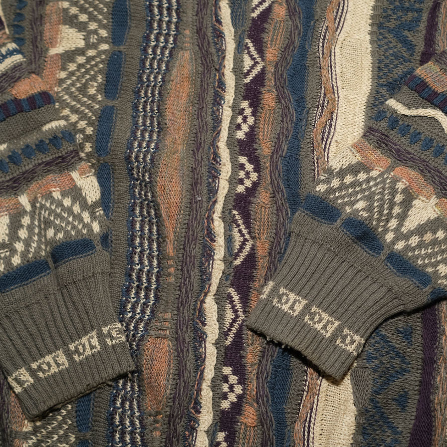 Vintage Coogi Style Sweater XLarge - Double Double Vintage