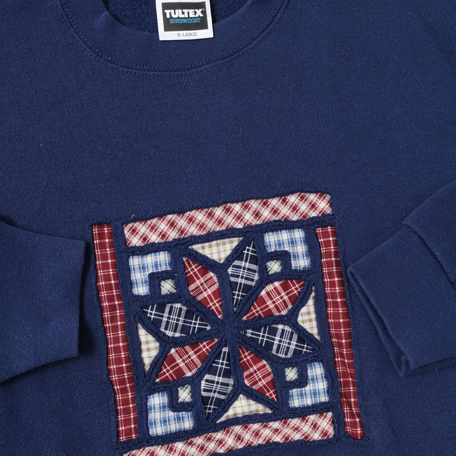 Vintage Flower Sweater XLarge