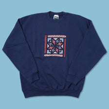 Vintage Flower Sweater XLarge