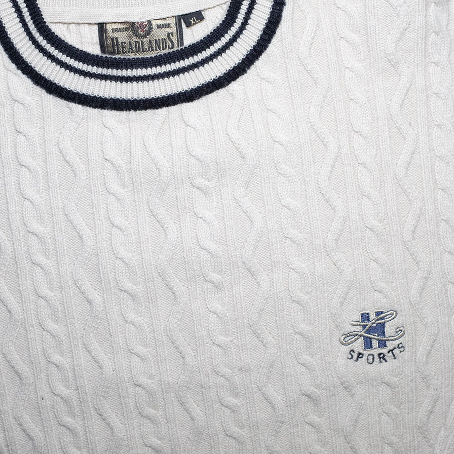 Vintage Headlands Knit Sweater Large - Double Double Vintage