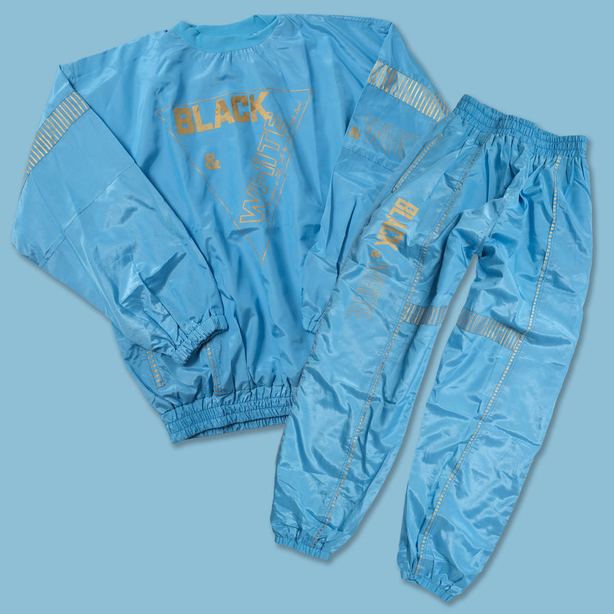 Vintage Deadstock Silk Tracksuit Large