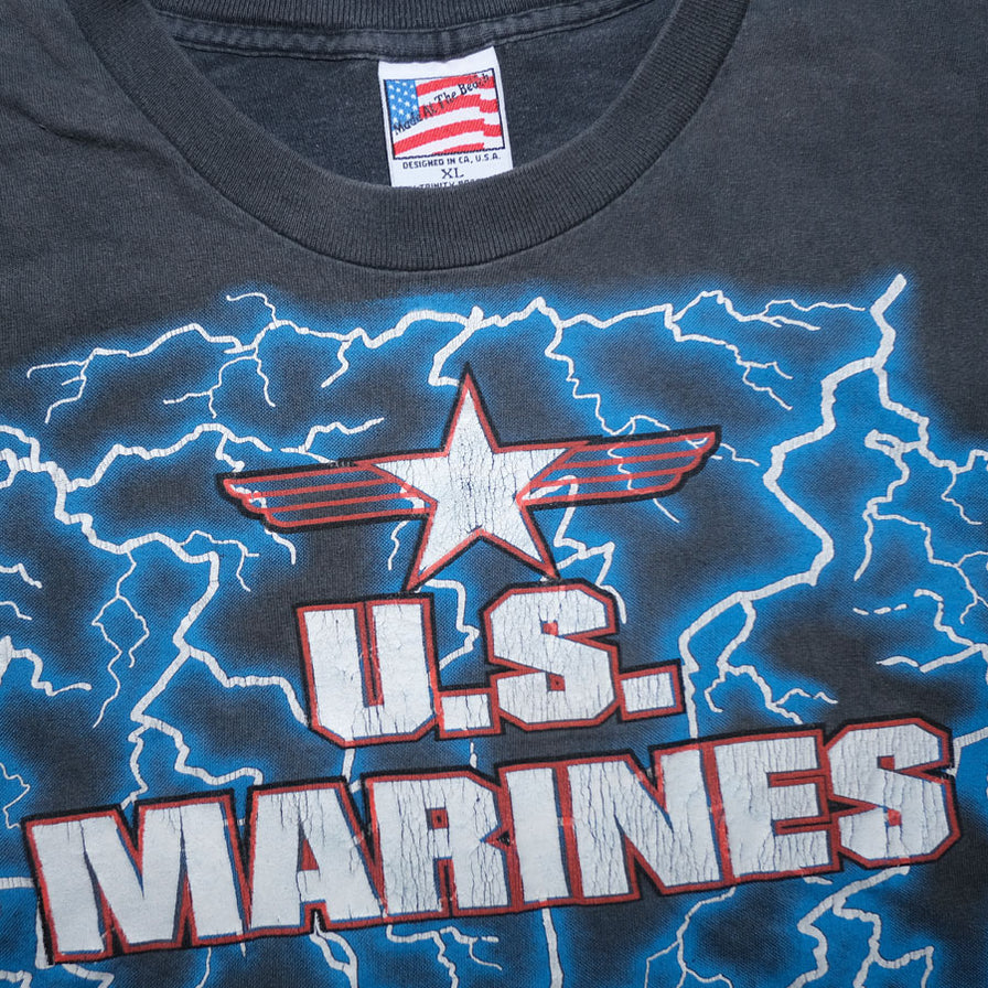 Vintage US Marines T-Shirt XLarge - Double Double Vintage