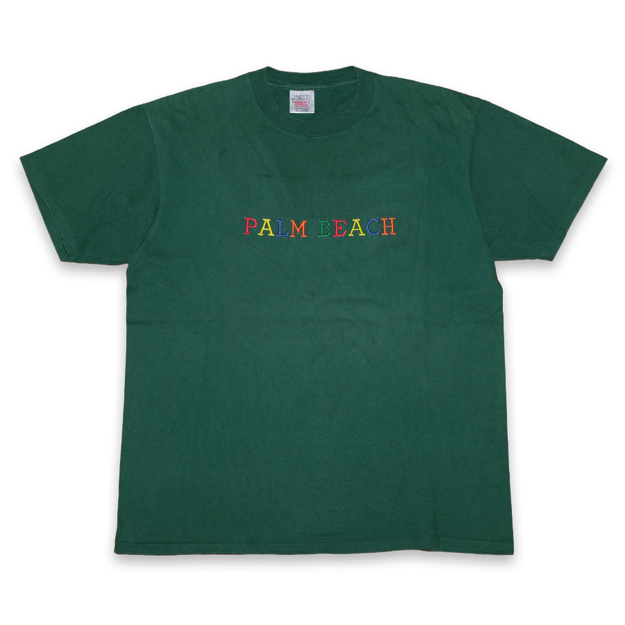 Vintage Palm Beach T-Shirt XLarge - Double Double Vintage