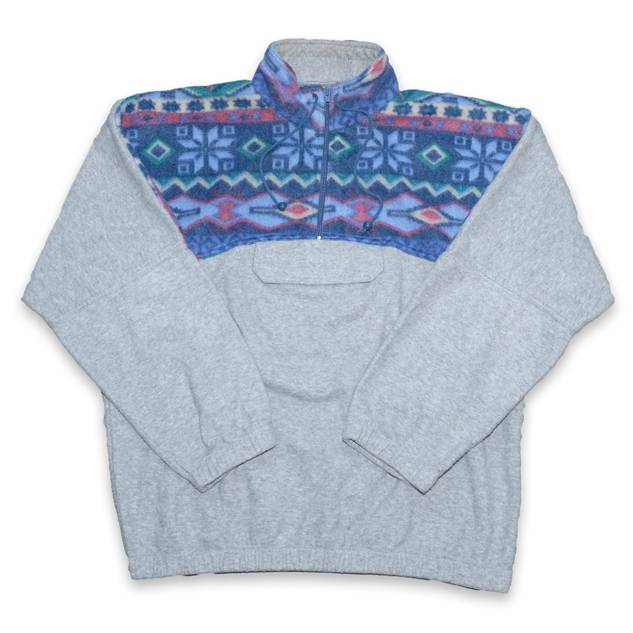 Vintage Q-Zip Fleece Large / XLarge - Double Double Vintage