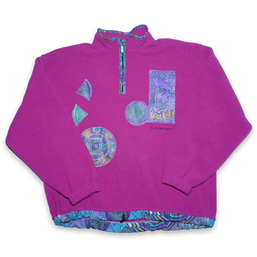 Vintage Q-Zip Fleece Large - Double Double Vintage