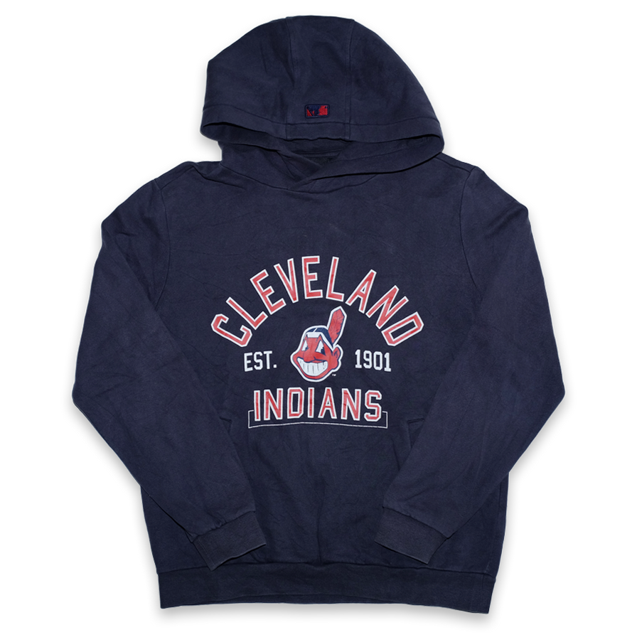 Baseball Cleveland Indians Hoody Large - Double Double Vintage