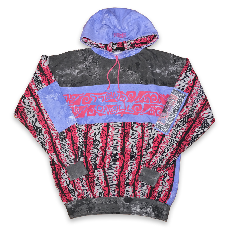 Vintage O'Neill Pattern Hoody XLarge - Double Double Vintage