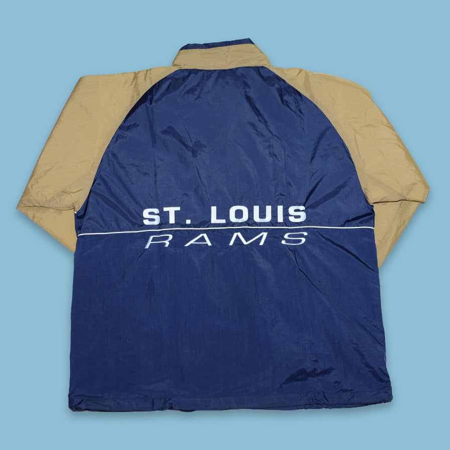 Vintage St. Louis Rams Track Jacket XLarge - Double Double Vintage