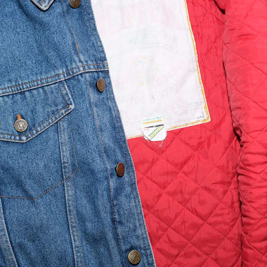 Vintage Padded Denim Jacket Small