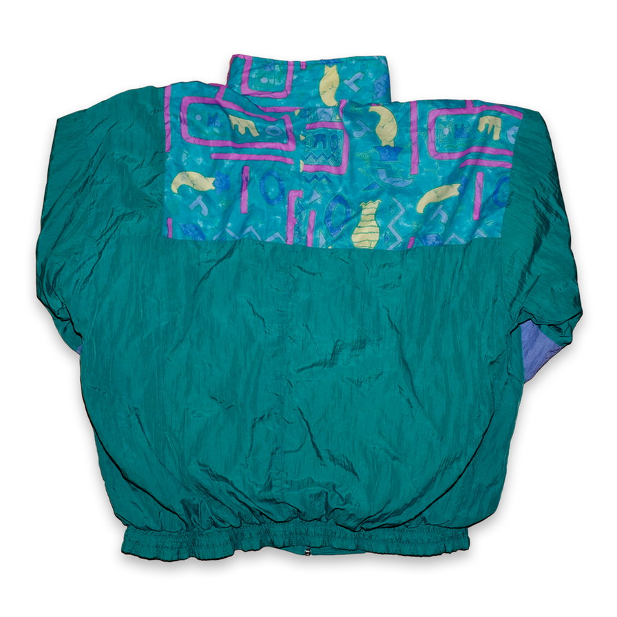 Vintage Windbreaker Jacket XLarge - Double Double Vintage