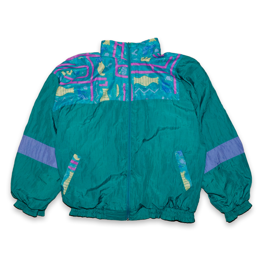 Vintage Windbreaker Jacket XLarge - Double Double Vintage