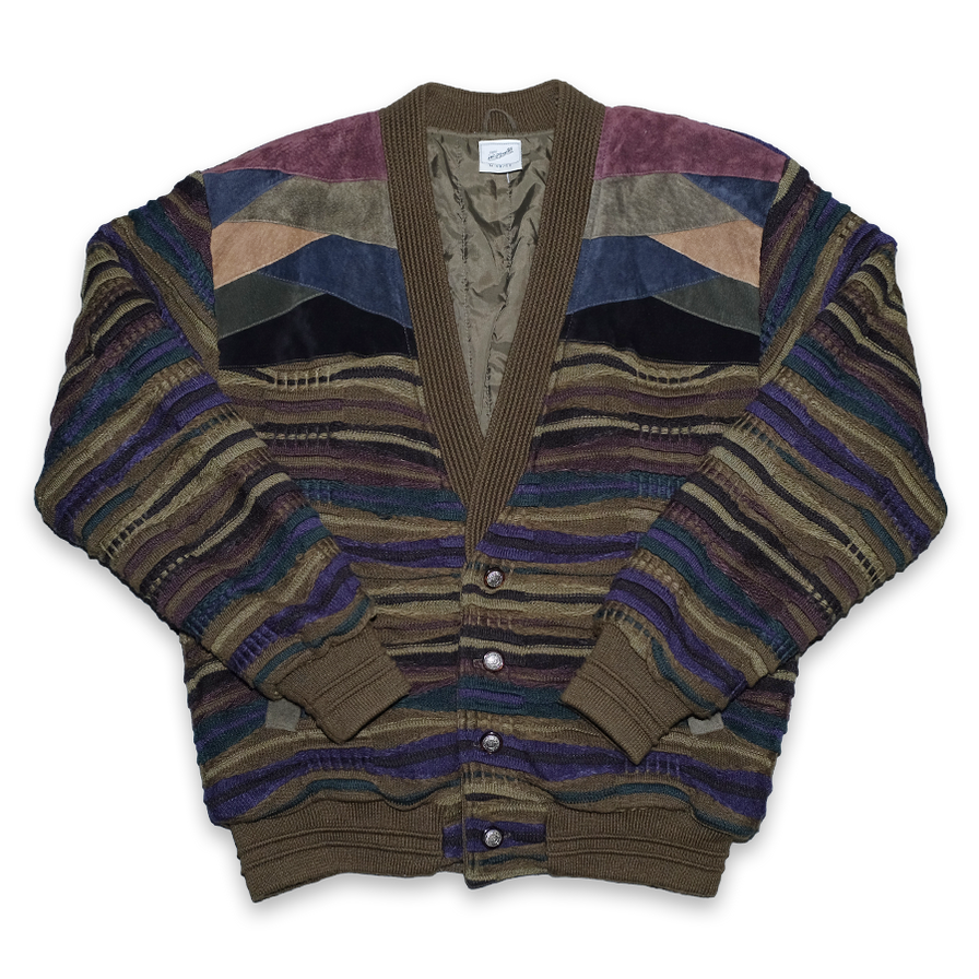 Vintage Coogi Style Cardigan Medium - Double Double Vintage