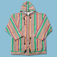 Vintage Hooded Denim Coat XLarge